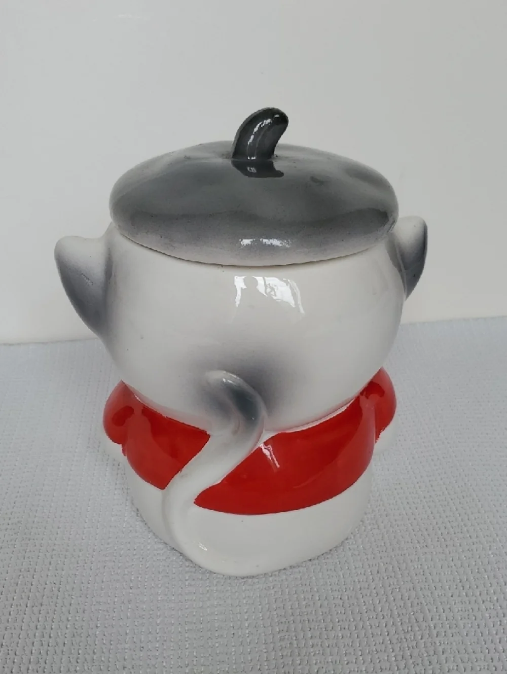 Sweet Tooth French Kitty Candy Cookie Jar Vintage Retro